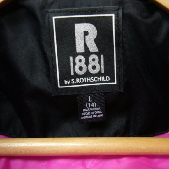 Rothschild R88 Girls Hooded Puffer Jacket w/ Scarf - Picture 4 of 7
